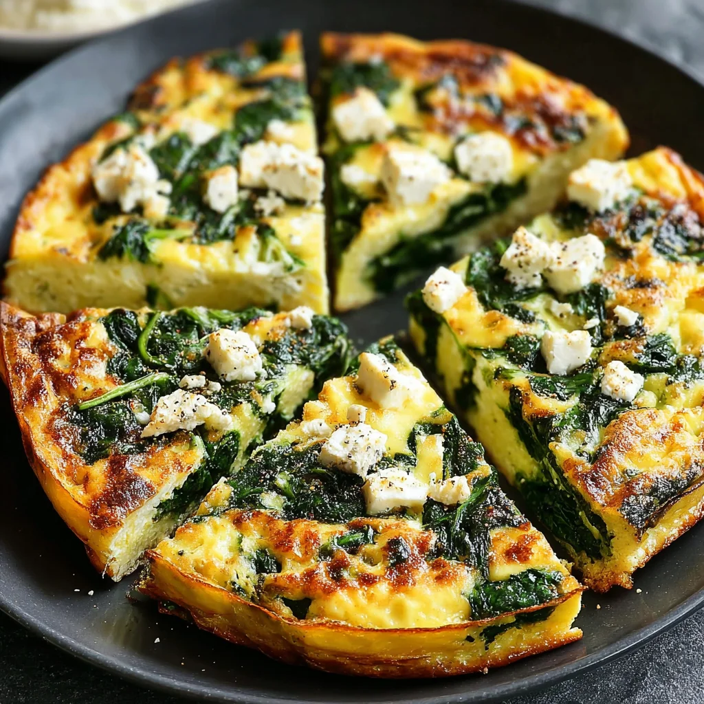 Cremige Spinat-Feta-Frittata: Das einfache Rezept für deinen nächsten Genuss!