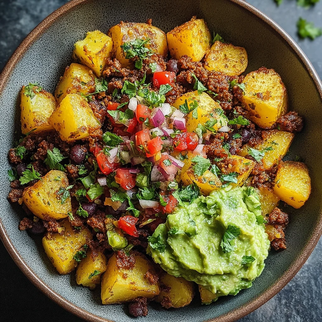 Gefüllte Kartoffel-Taco-Schüssel: Das Rezept für dein nächstes Familienfest!