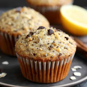 Glutenfreie Zitronen-Chia-Hafer-Muffins: Das einfache Rezept für ein gesundes Frühstück!