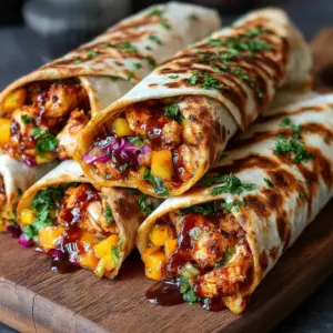 Köstliche Honig-BBQ-Hähnchen-Wraps: Das einfache Rezept für dein nächstes Dinner!