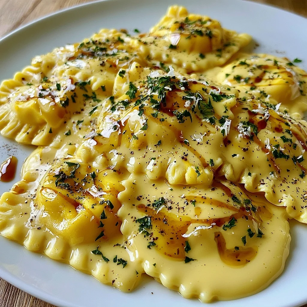 Butternut-Kürbis-Ravioli mit Ahorn-Cremesauce: Ein unwiderstehliches Rezept für Genussmomente!