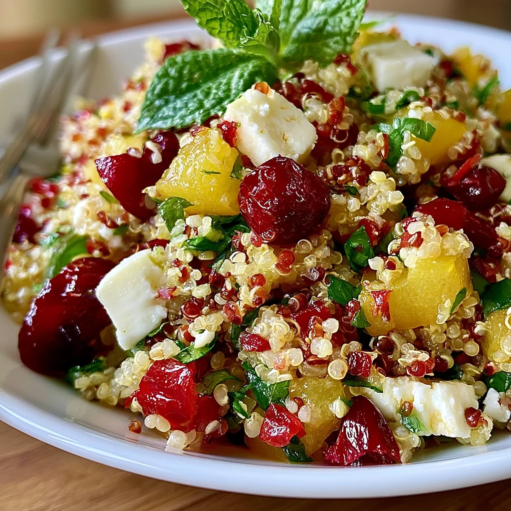 Cranberry-Quinoa-Feta-Salat: Das gesunde Rezept für frischen Genuss!