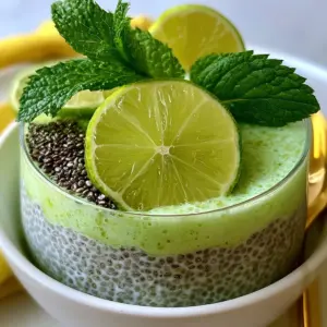 Erfrischender Schlüssel-Limetten-Chia-Samen-Pudding: Einfaches Rezept für ein gesundes Dessert!
