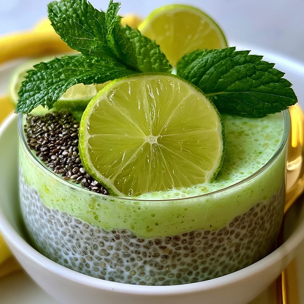 Erfrischender Schlüssel-Limetten-Chia-Samen-Pudding: Einfaches Rezept für ein gesundes Dessert!