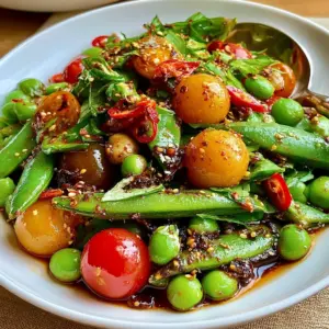 Erlebe den ultimativen Genuss: Chili-Knuspersalat mit Zuckerschoten Rezept für heiße Sommertage!