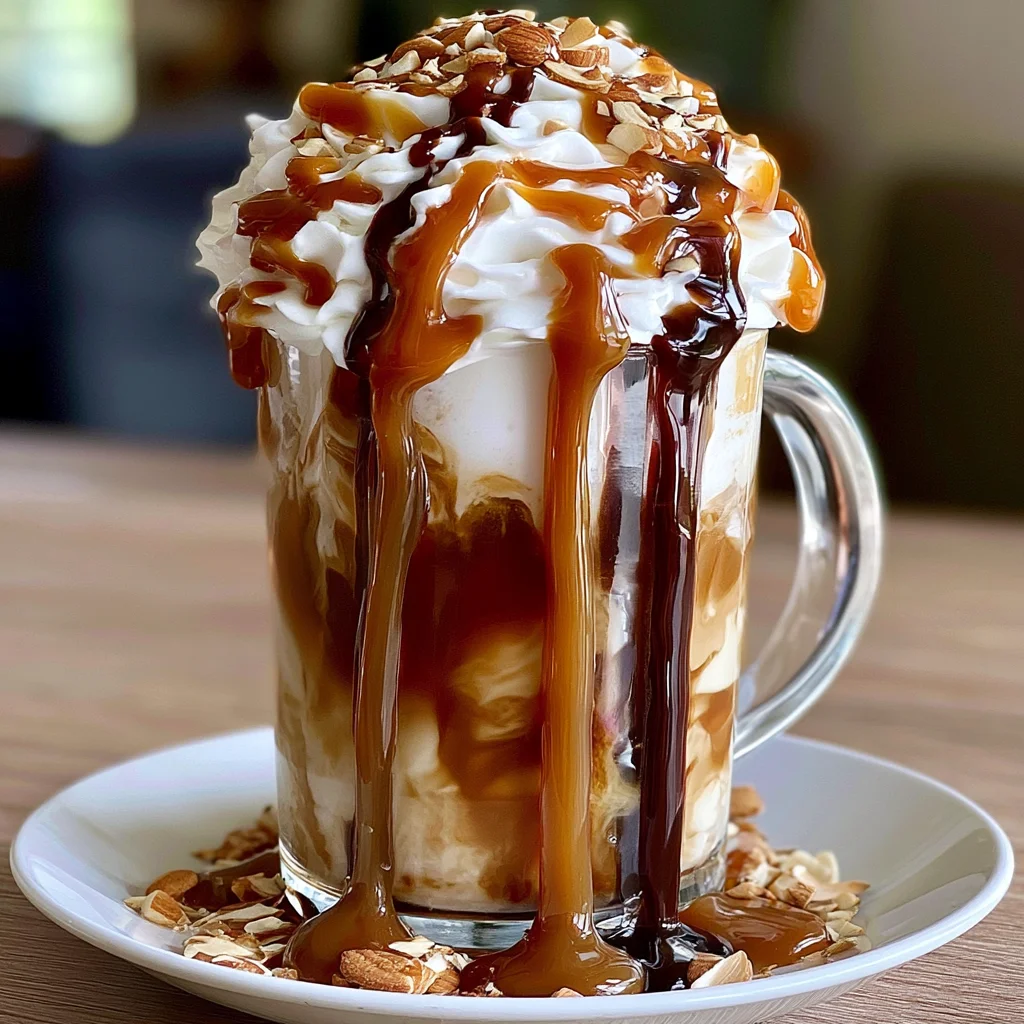 Karamell-Mandelmilch-Eiskaffee Rezept: Erfrischung für heiße Tage, die begeistert!
