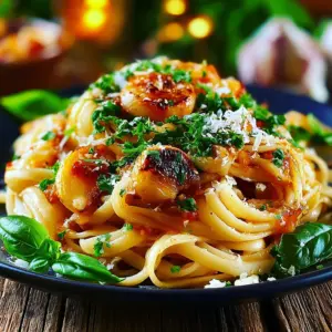 Köstliche Knoblauch-Parmesan-Nudeln: Einfaches Rezept für ein schnelles Dinner!