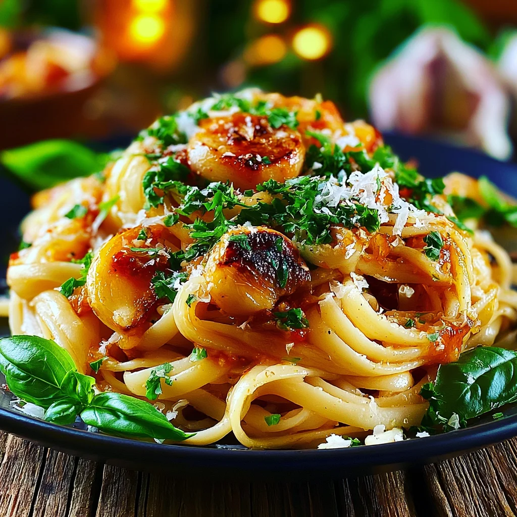 Köstliche Knoblauch-Parmesan-Nudeln: Einfaches Rezept für ein schnelles Dinner!