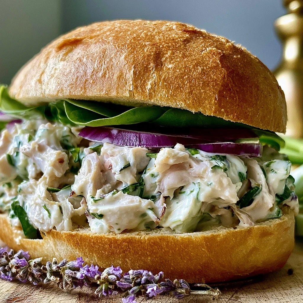 Köstliches Lavendel-Hühnchen-Rezept: Das erfrischende Sandwich für deine nächste Mittagspause!