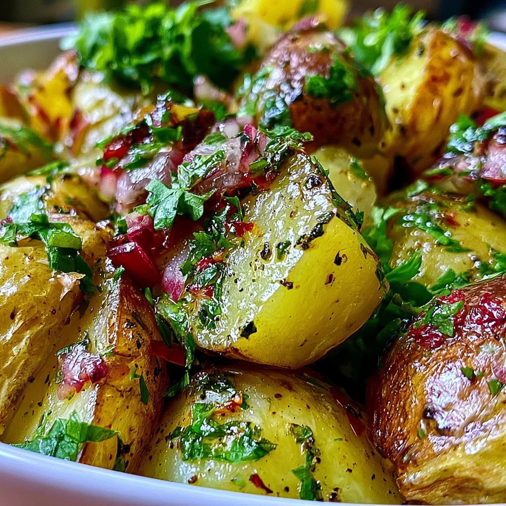 Kräuter-Röstkartoffelsalat: Das einfache Rezept für ein aromatisches Geschmackserlebnis!