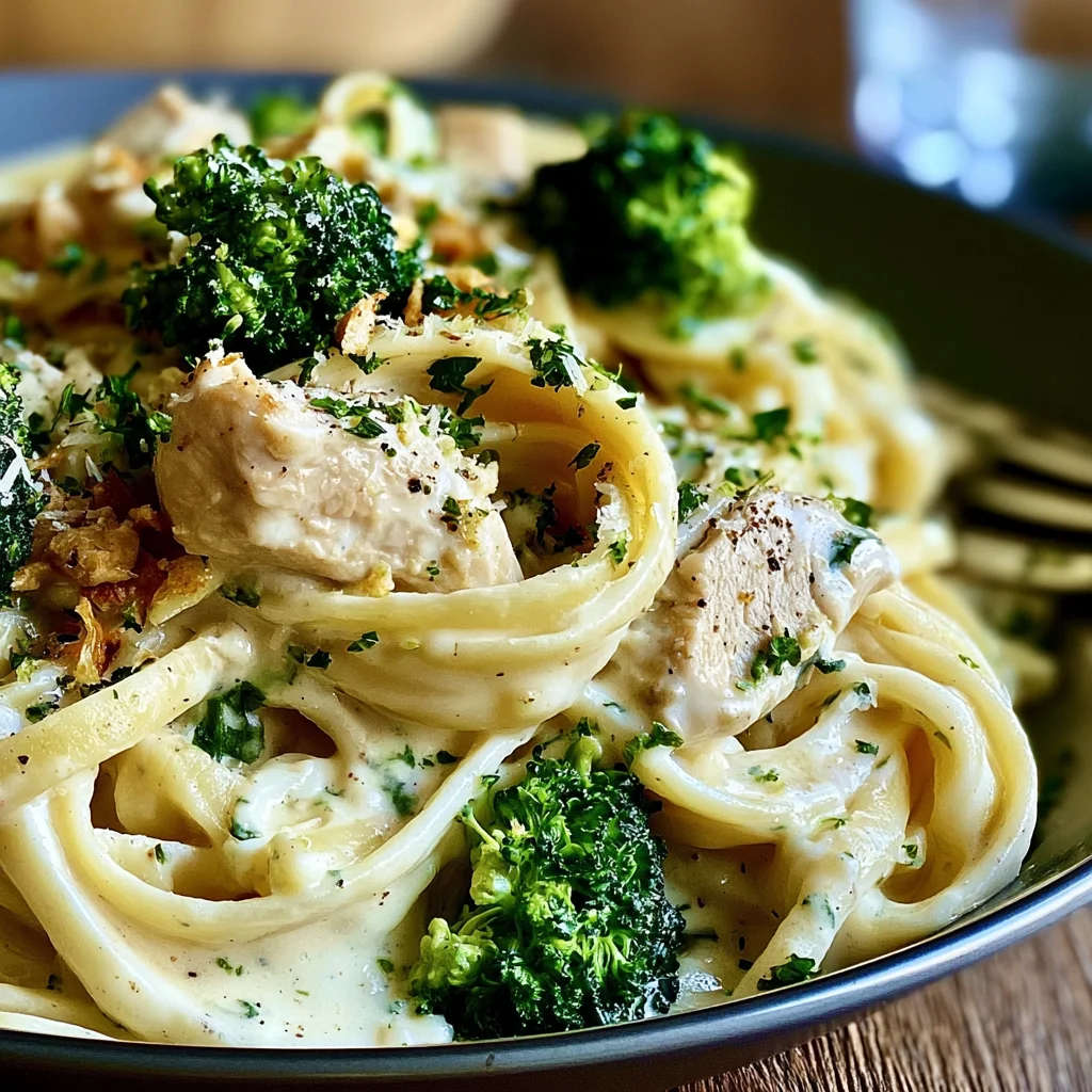 Cremige Hähnchen-Brokkoli-Alfredo Pasta: Das schnelle Rezept für ein unwiderstehliches Abendessen
