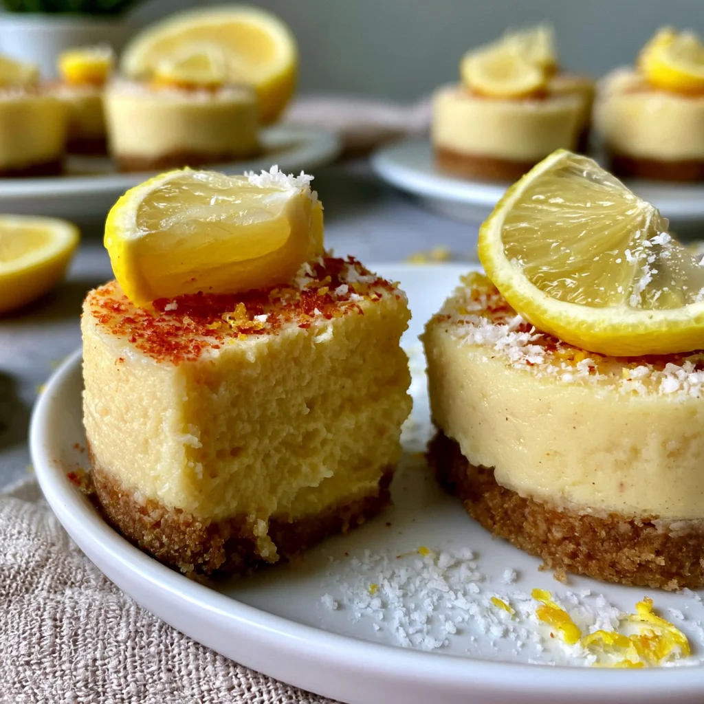 Cremige vegane Zitronen-Käsekuchen-Häppchen: Das erfrischende Rezept für gesunde Genussmomente!