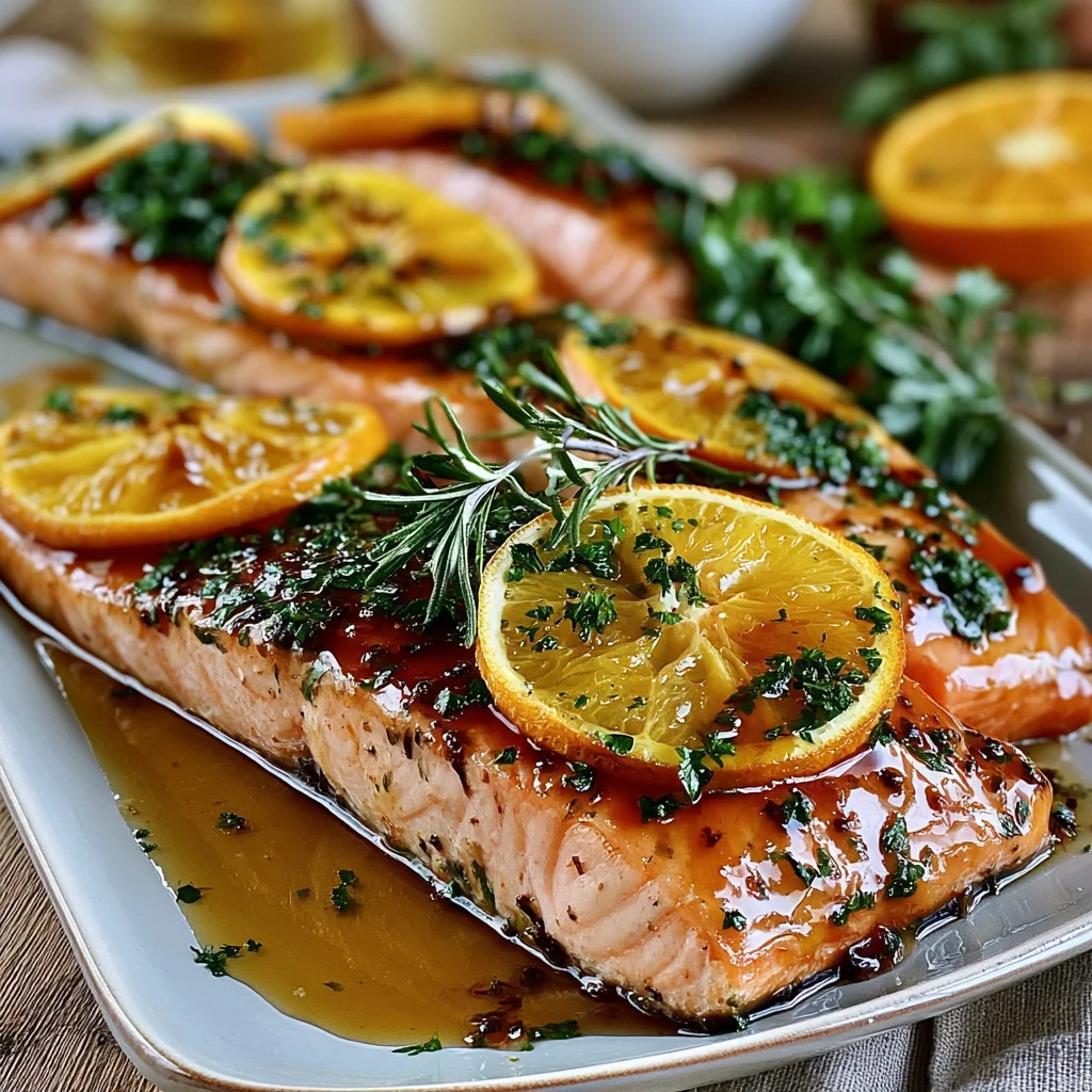 Gebackener Orangen-Lachs mit Honig-Senf-Glasur: Das einfache Rezept für ein Geschmackserlebnis!