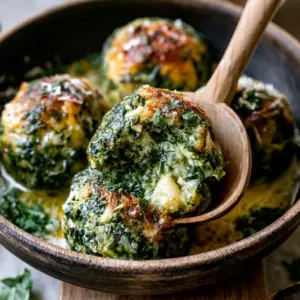 Köstliche Spinatknödel mit Parmesan: Das einfache Rezept für dein vegetarisches Highlight!