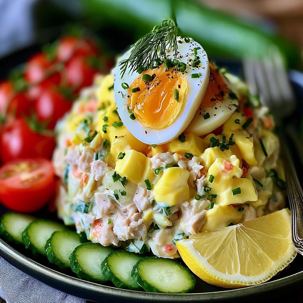 Leckerer Thunfischsalat mit Ei und Gurke: Das schnelle Rezept für gesunde Genussmomente!