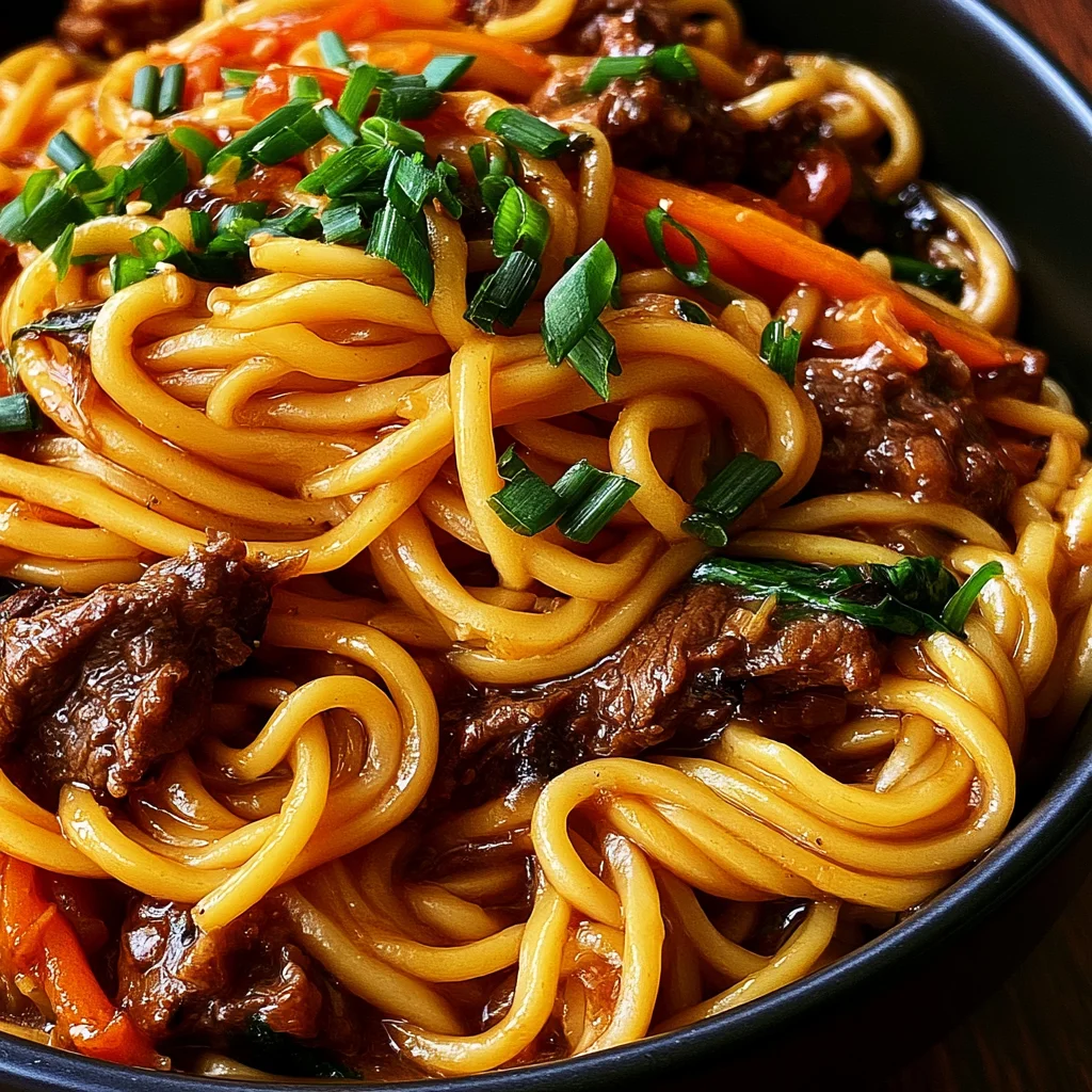 Mongolisches Rindfleisch Chow Mein: Das einfache Rezept für ein Geschmackserlebnis!