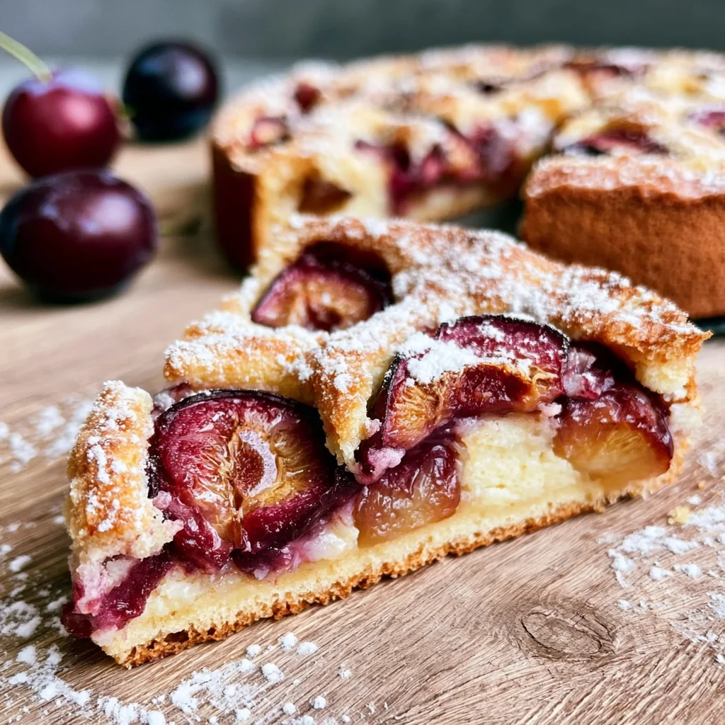 Schneller Zwetschgenkuchen mit Schmandguss: Das perfekte Rezept für herbstlichen Genuss!