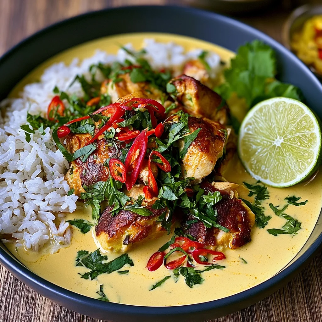 Zartes Hähnchen in Kokos-Limetten-Sauce: Das Rezept für ein exotisches Geschmackserlebnis!